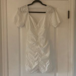 Cupshe white short sleeved dress